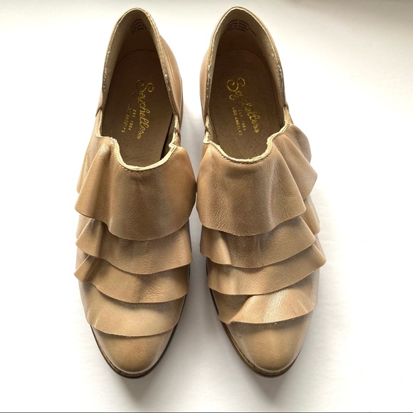NEW Seychelles Open Mind Ruffle Booties 7.5 NWT - Picture 10 of 12